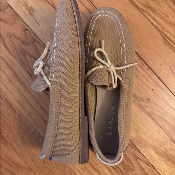 Rothy's Women's Brown Loafers with Bow Detail - Picture 2 of 2